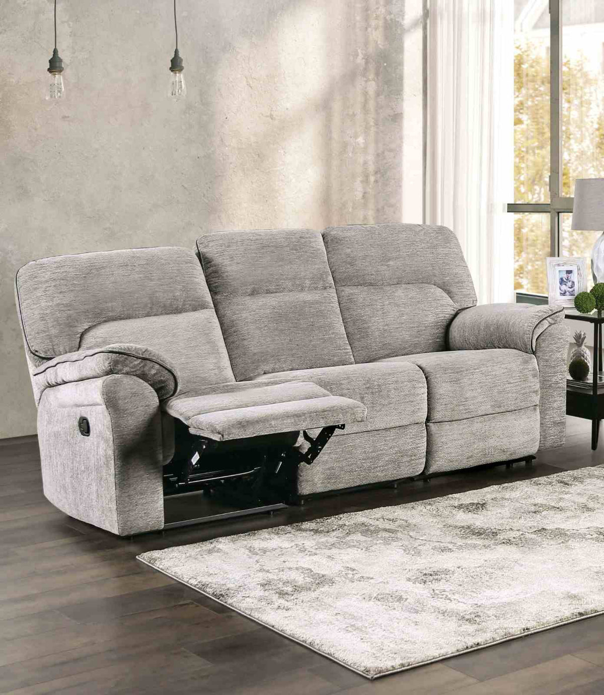 Josias Transitional Reclining Sofa, Loveseat & Glider Recliner - Sofa