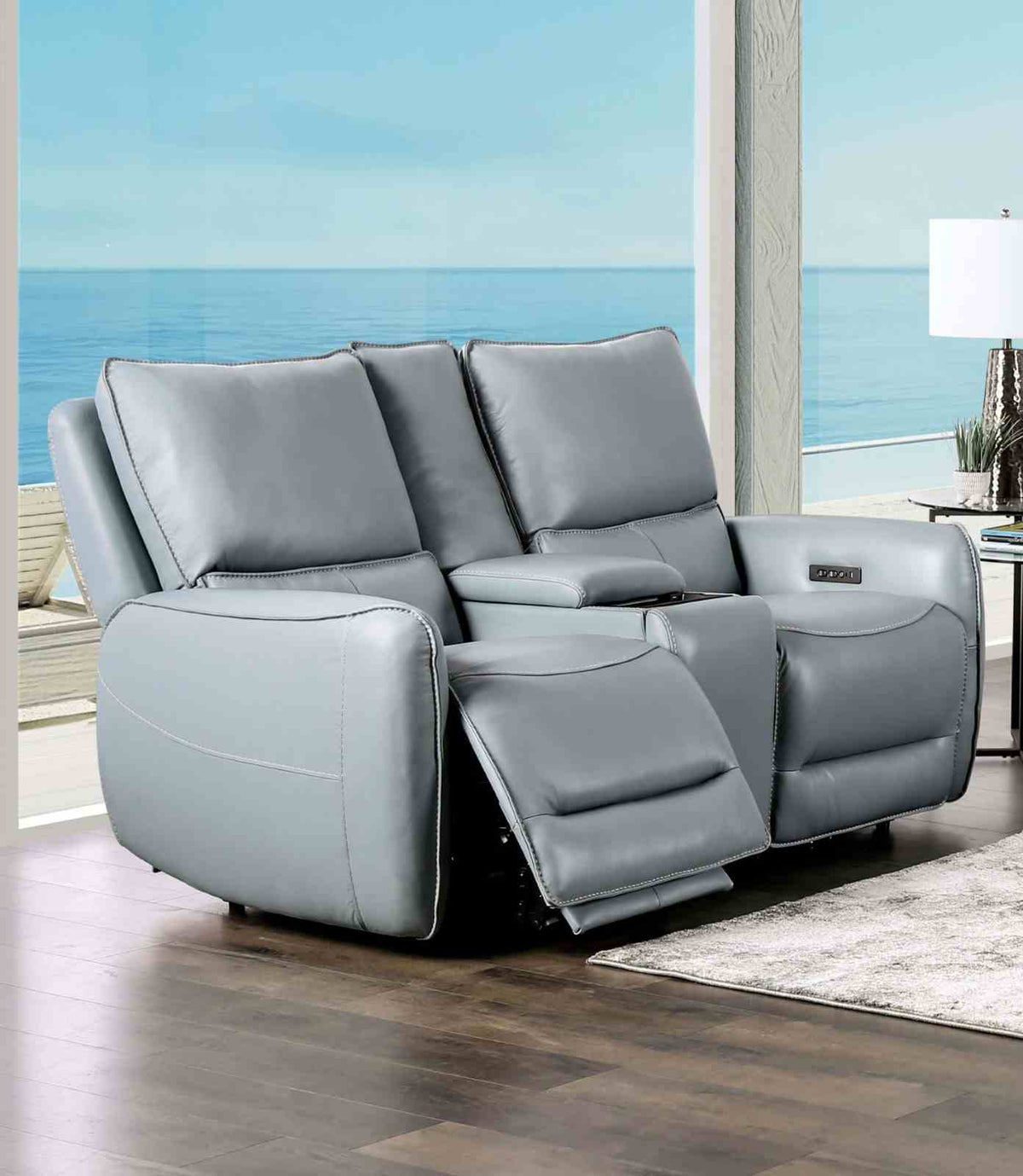 Phineas Zero Gravity Power Reclining Sofa, Loveseat & Recliner - Power Loveseat with Console