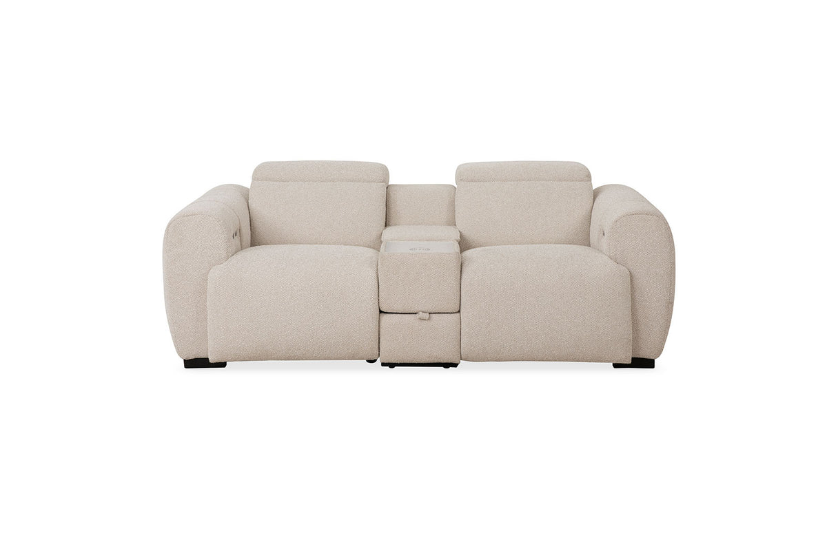 Thaddea Dual Power Reclining Sofa, Loveseat, Recliner & Sectional - Oversized Seats in White – White, view 3