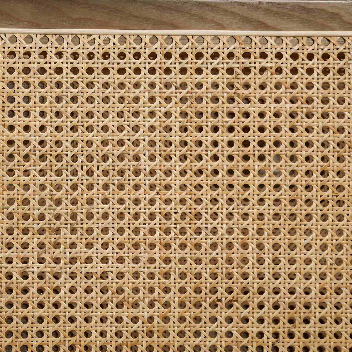 Alesund Mid-Century Modern Sofa, Loveseat & Accent Chair - Ash Wood Trim with Rattan Details in Beige – Beige & Natural, view 11