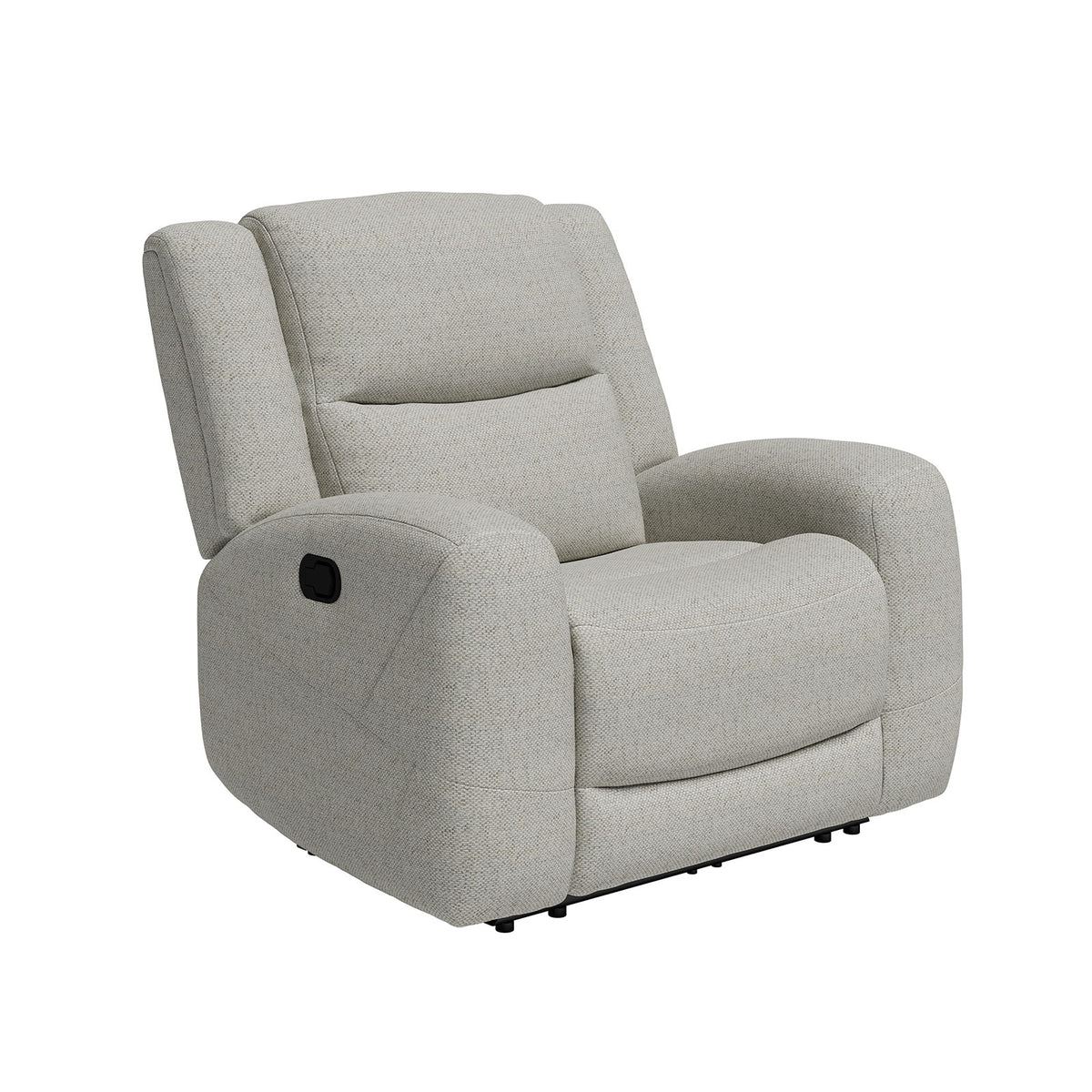 Giraldus Transitional Reclining Sofa, Loveseat, Recliner & Sectional - Contour Arms in Beige Fabric – Beige, view 6