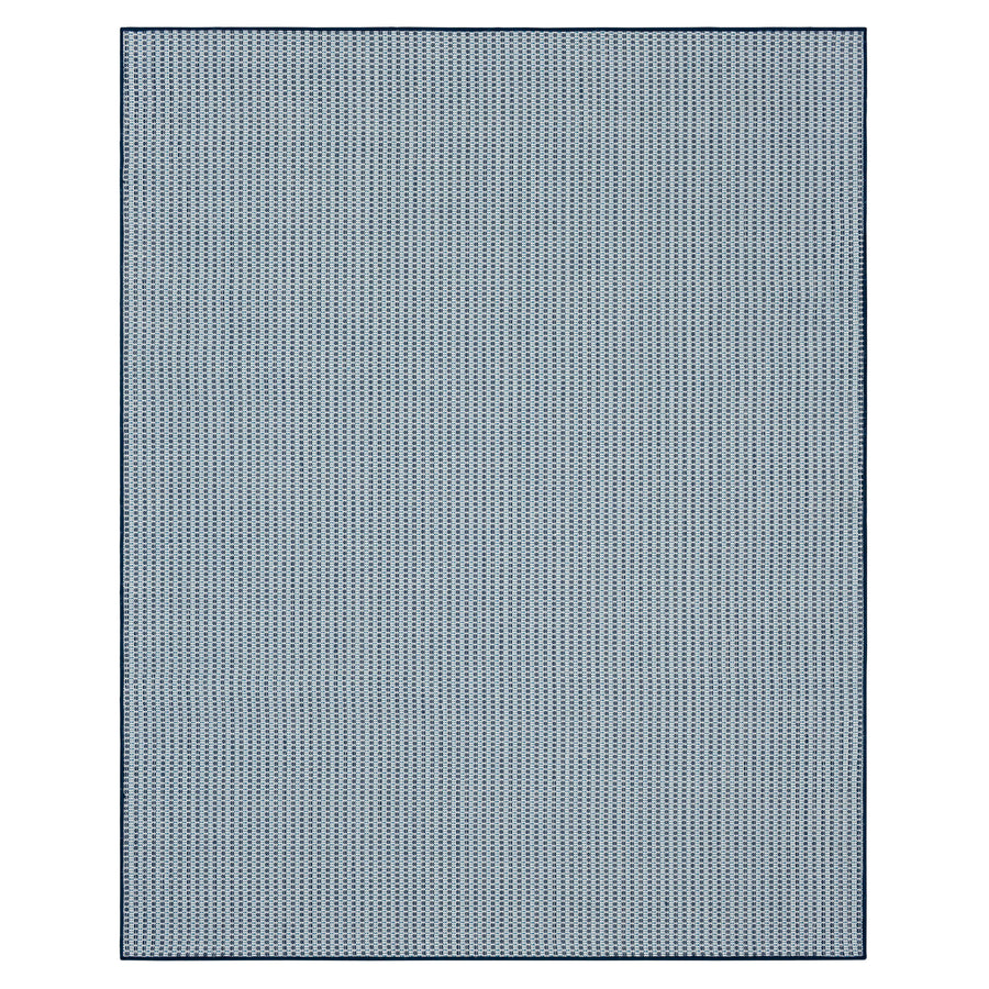Karastan Captiva Navy Casual Area Rug - Machine Woven Polyester, Made in India