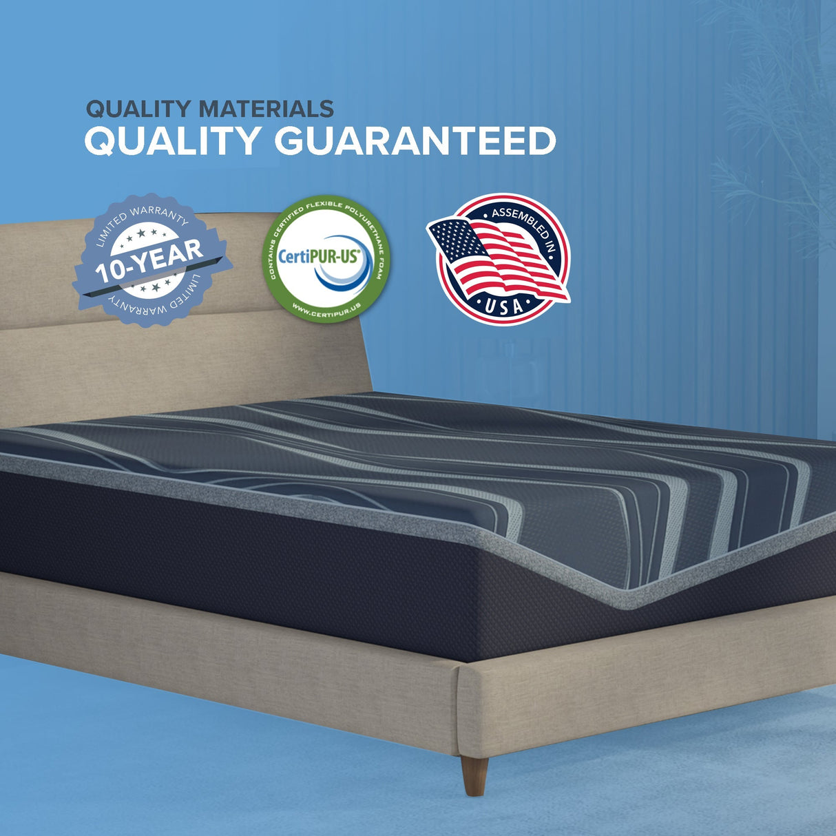 14" ActiveAlign Reactive Copper Zoned Hybrid Mattress | Medium-Soft