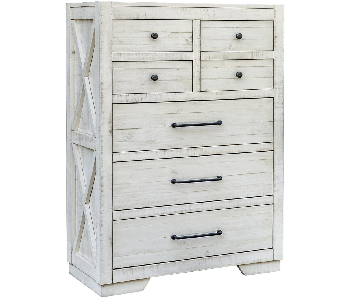 Crescent Biscuit Bedroom Set with Bed, Dresser, Mirror & Chest Options