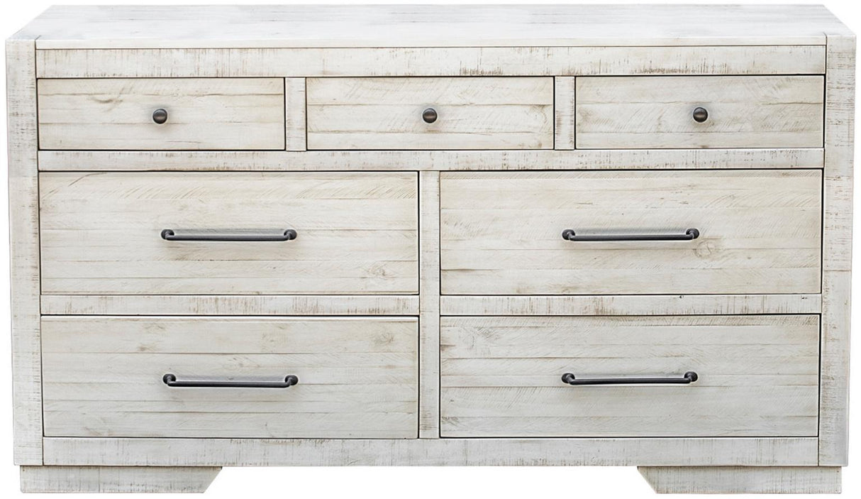 Crescent Biscuit Bedroom Set with Bed, Dresser, Mirror & Chest Options