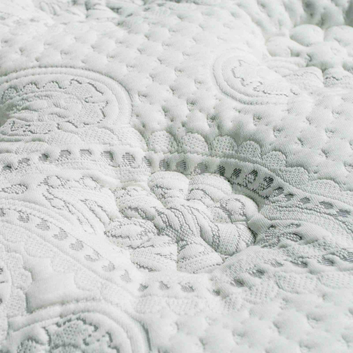 Siddalee 16" Euro Pillow Top Hybrid Mattress - Individually Wrapped Pocket Coils – White & Gray, view 2