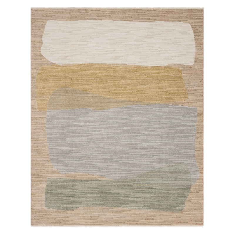 Persepolis Dahab Beige Area Rug - Machine Woven Polyester, Made in Turkey