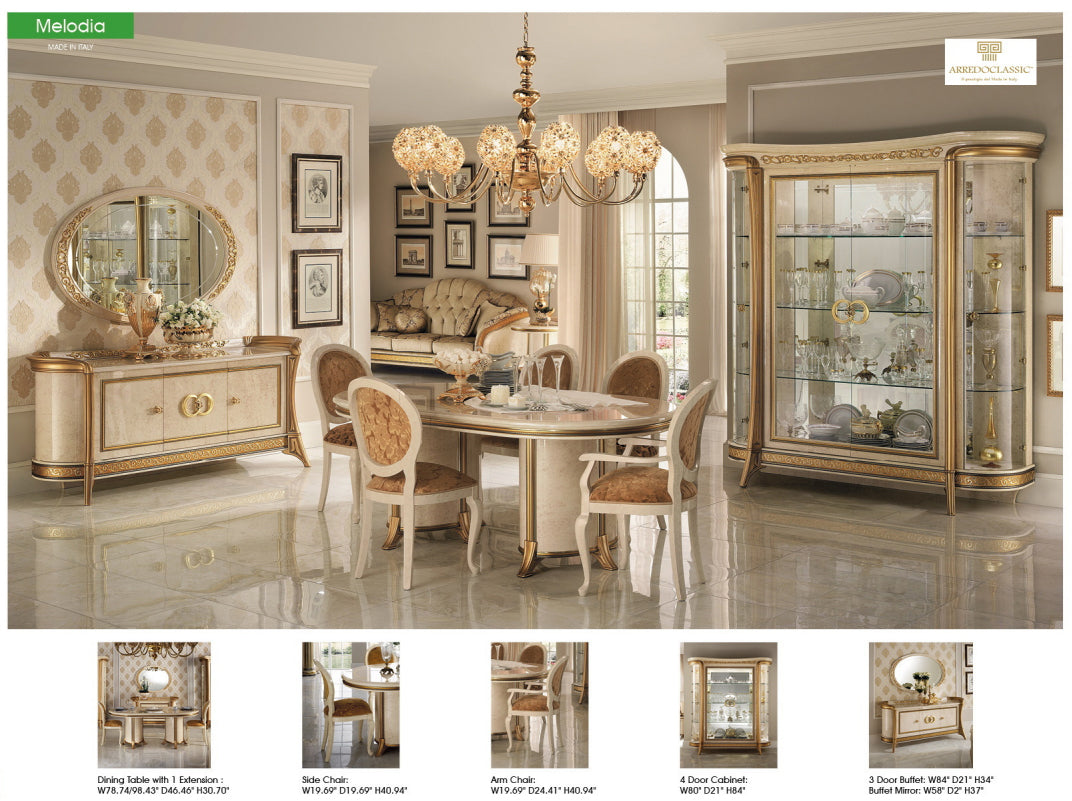 Melodia Classic Italian Dining Collection by Arredoclassic
