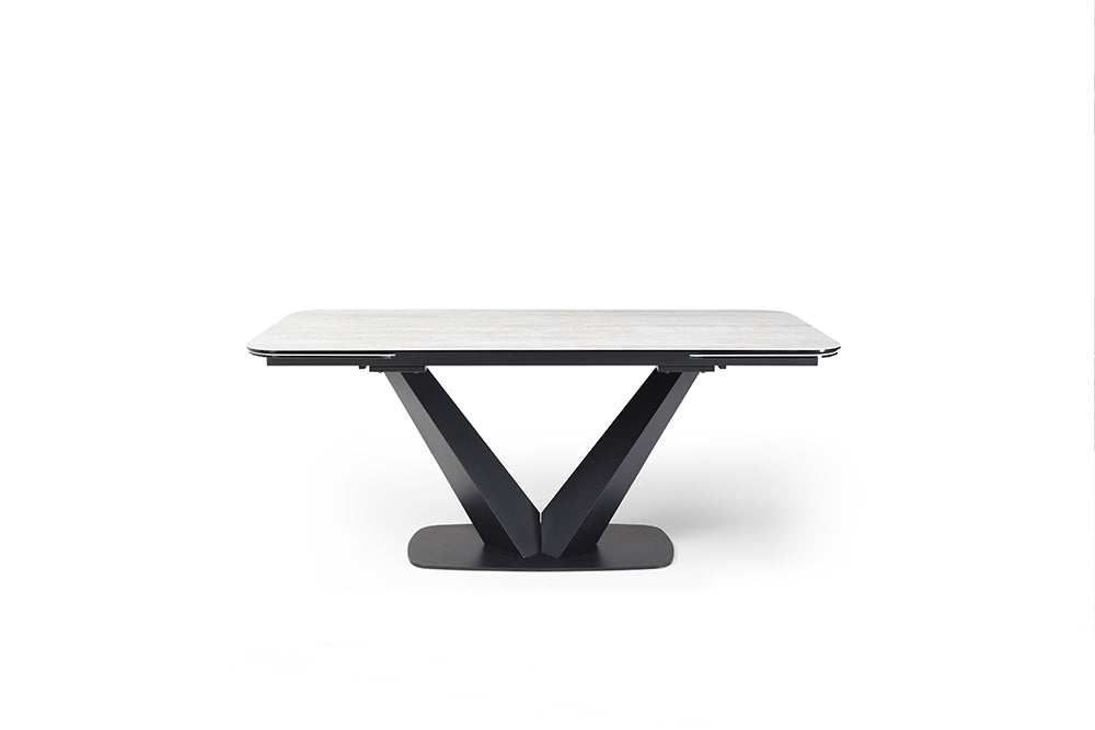 9189 Extendable Ceramic Top Dining Table & Chair Sets
