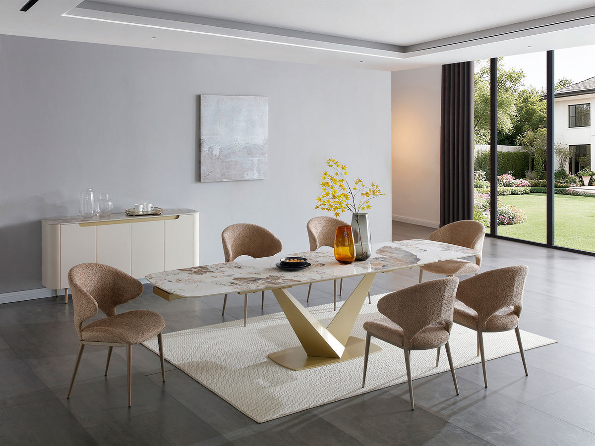 93 Extendable Ceramic Top Dining Collection