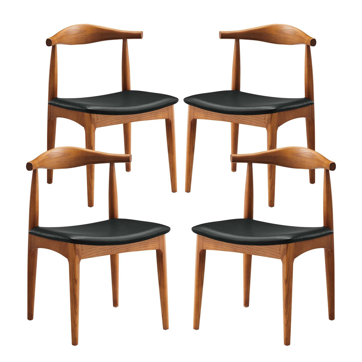 Tracy Dining Chairs Wood Set of 4