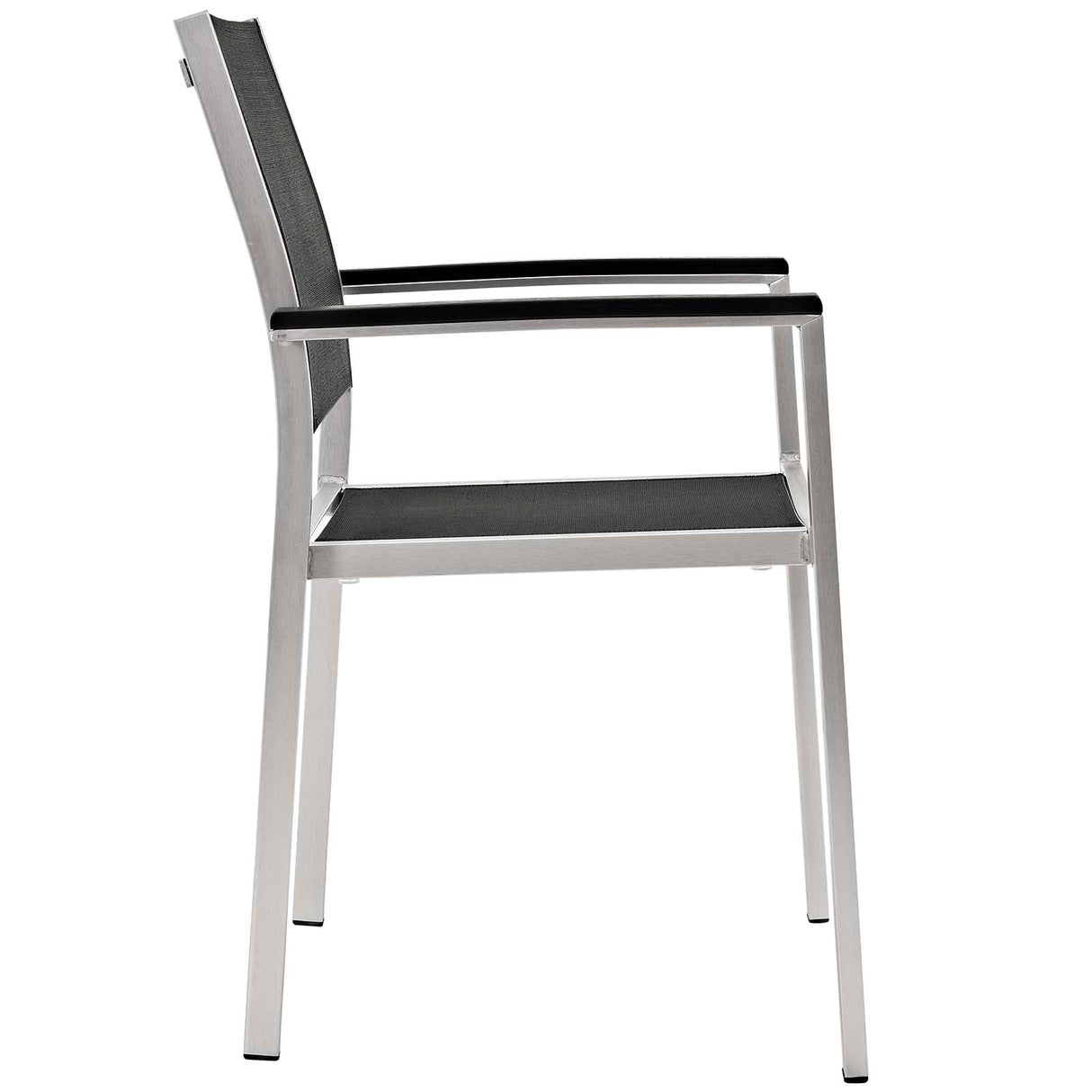 Shore 7 Piece Outdoor Patio Aluminum Dining Set (Modern Minimalist & Weather-Resistant)