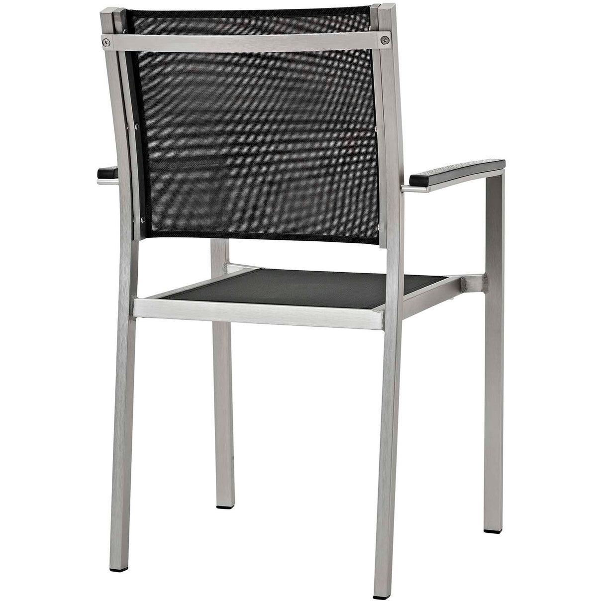 Shore 9 Piece Outdoor Patio Aluminum Dining Set - Modern Minimalist & Weather-Resistant
