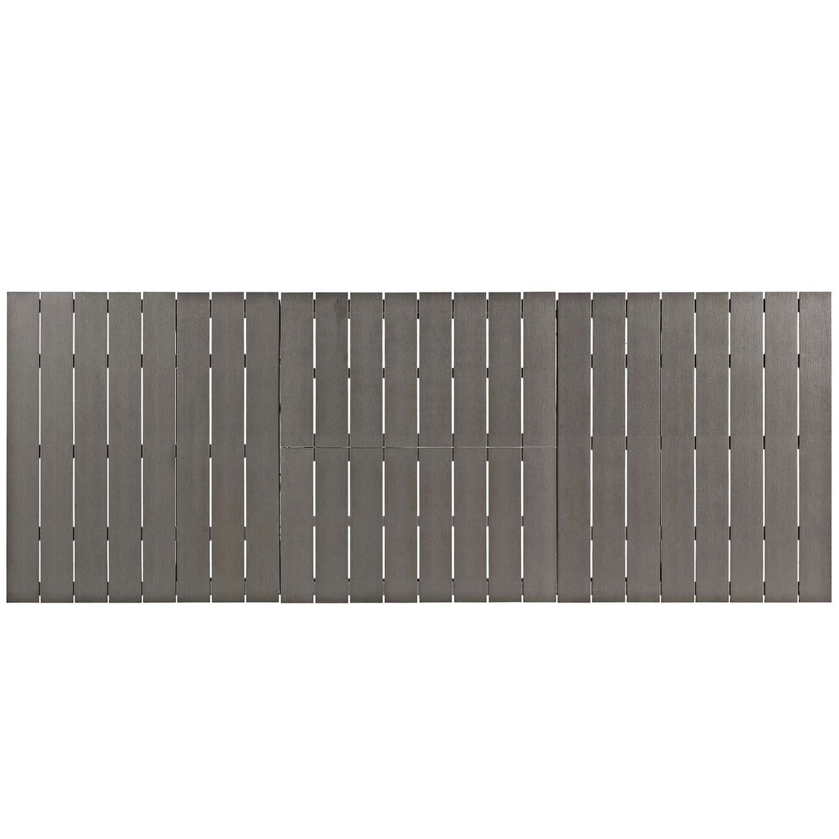 Shore 9 Piece Outdoor Patio Aluminum Dining Set - Modern Minimalist & Weather-Resistant