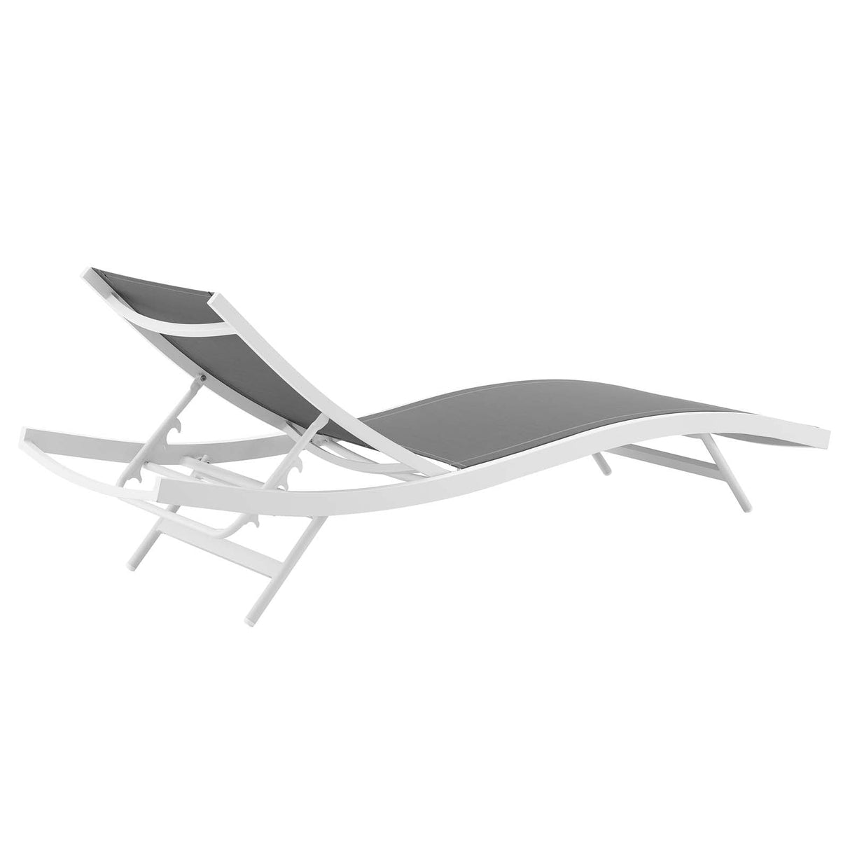 Glimpse Outdoor Patio Mesh Chaise Lounge Chair - Modern Minimalist & Weather-Resistant