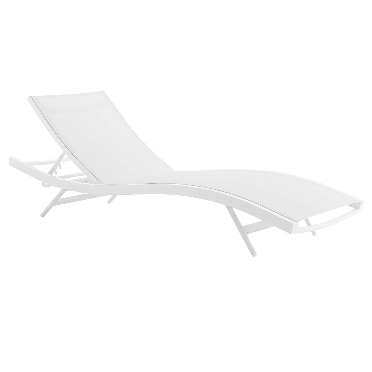 Glimpse Outdoor Patio Mesh Chaise Lounge Chair - Modern Minimalist & Weather-Resistant