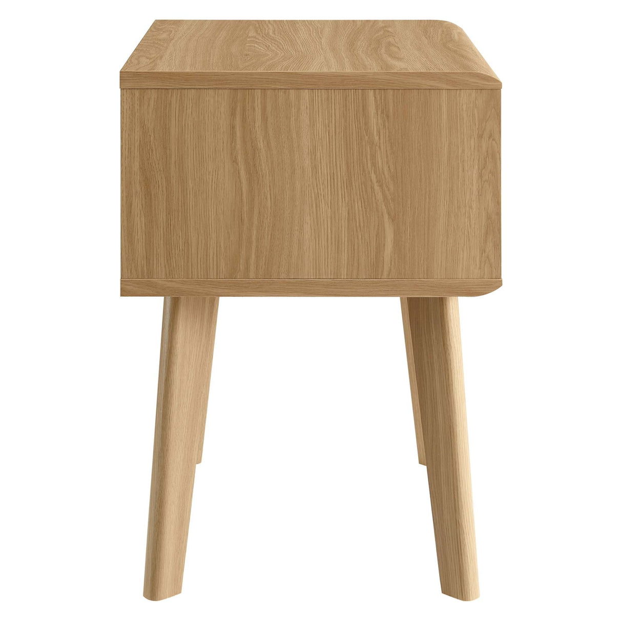 Render End Table - Mid-Century Modern Side Table with Storage Drawer