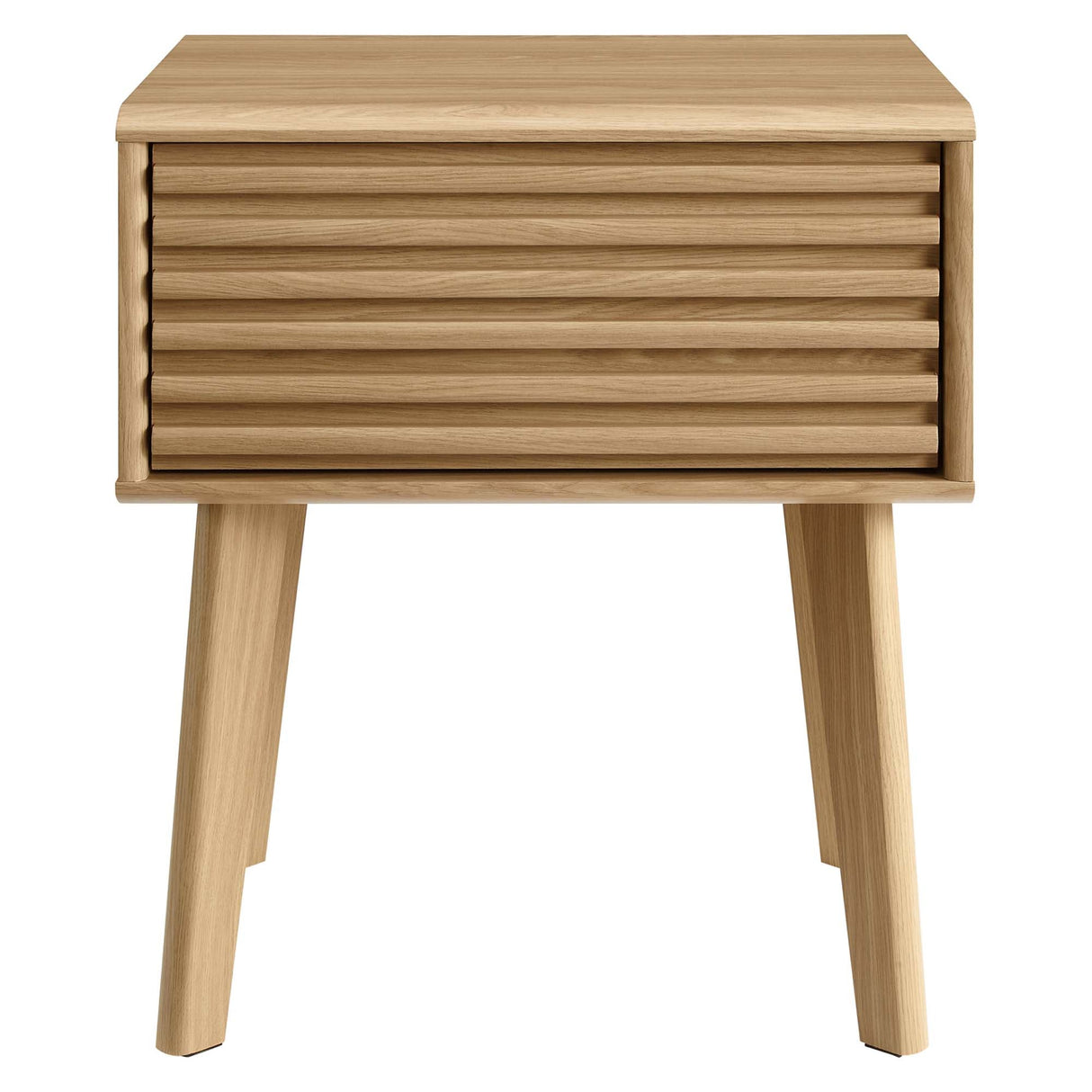Render End Table - Mid-Century Modern Side Table with Storage Drawer
