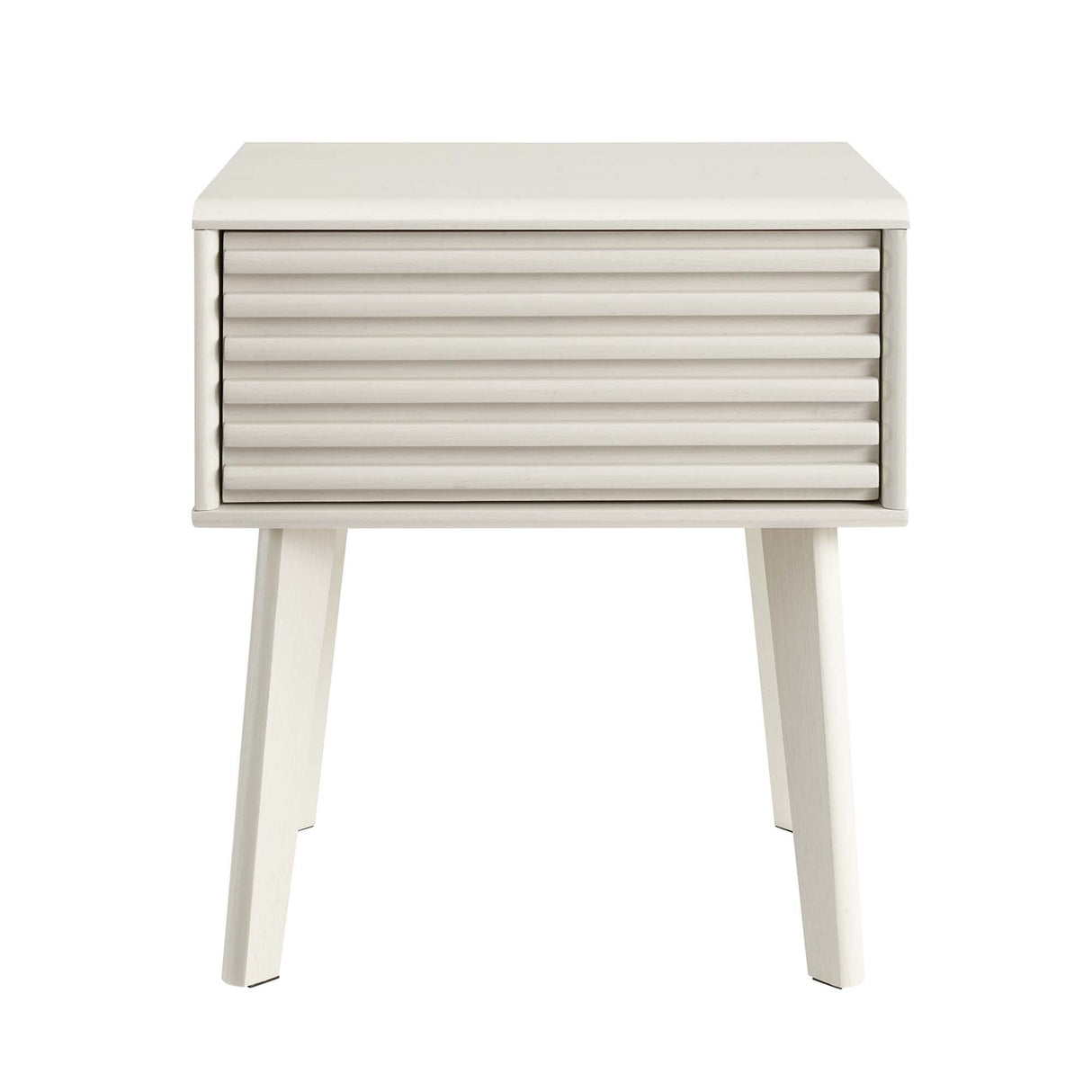 Render End Table - Mid-Century Modern Side Table with Storage Drawer