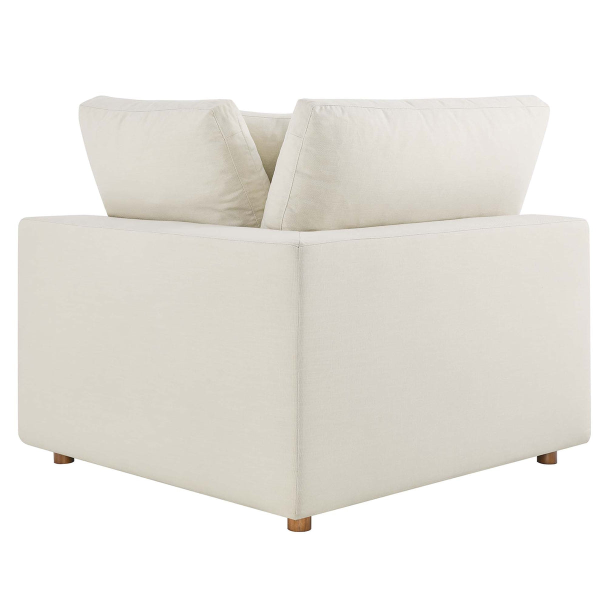 Commix Down Filled Overstuffed 2 Piece Sectional Sofa Set - Modern Cloud Aesthetic & Deep Seating Comfort