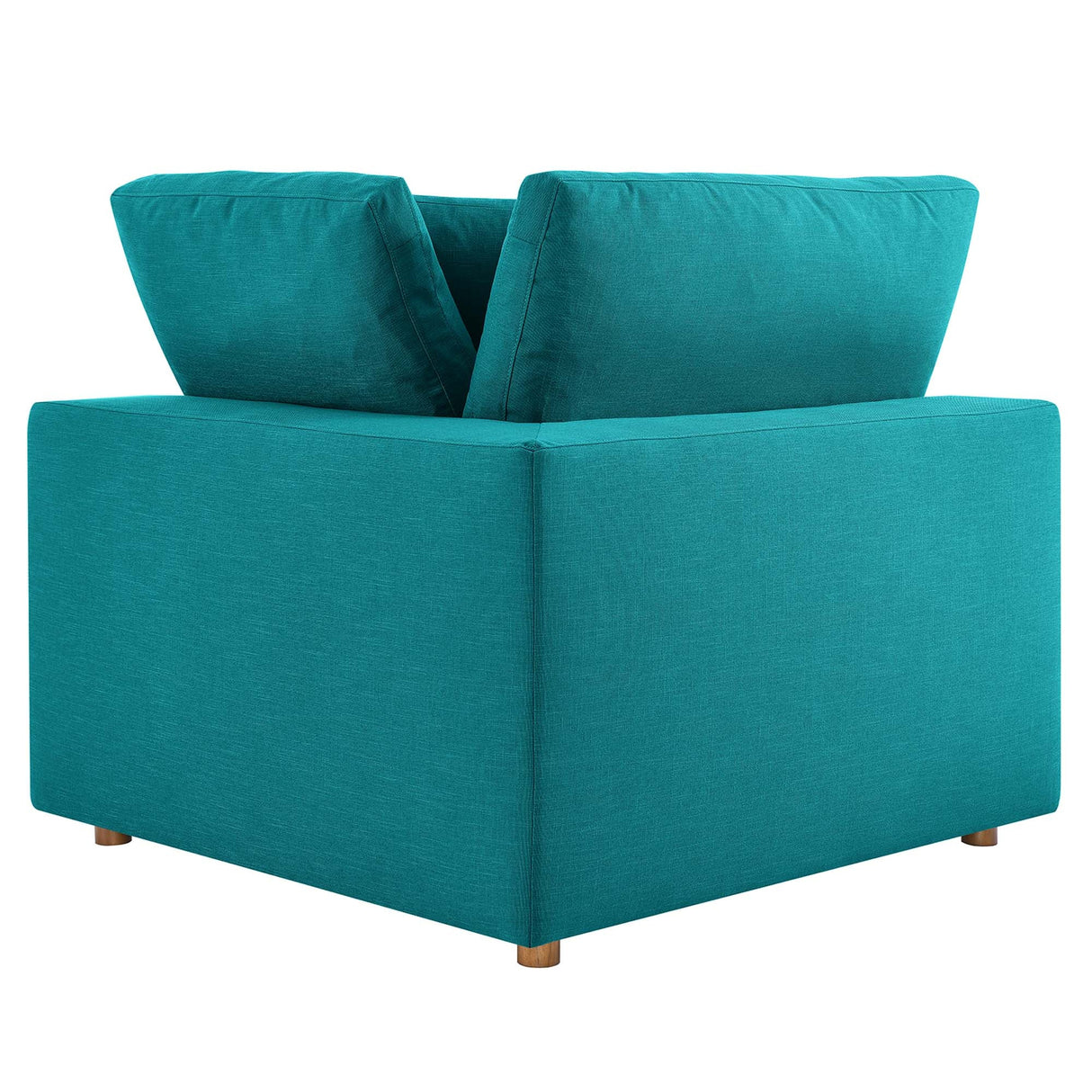 Commix Down Filled Overstuffed 2 Piece Sectional Sofa Set - Modern Cloud Aesthetic & Deep Seating Comfort