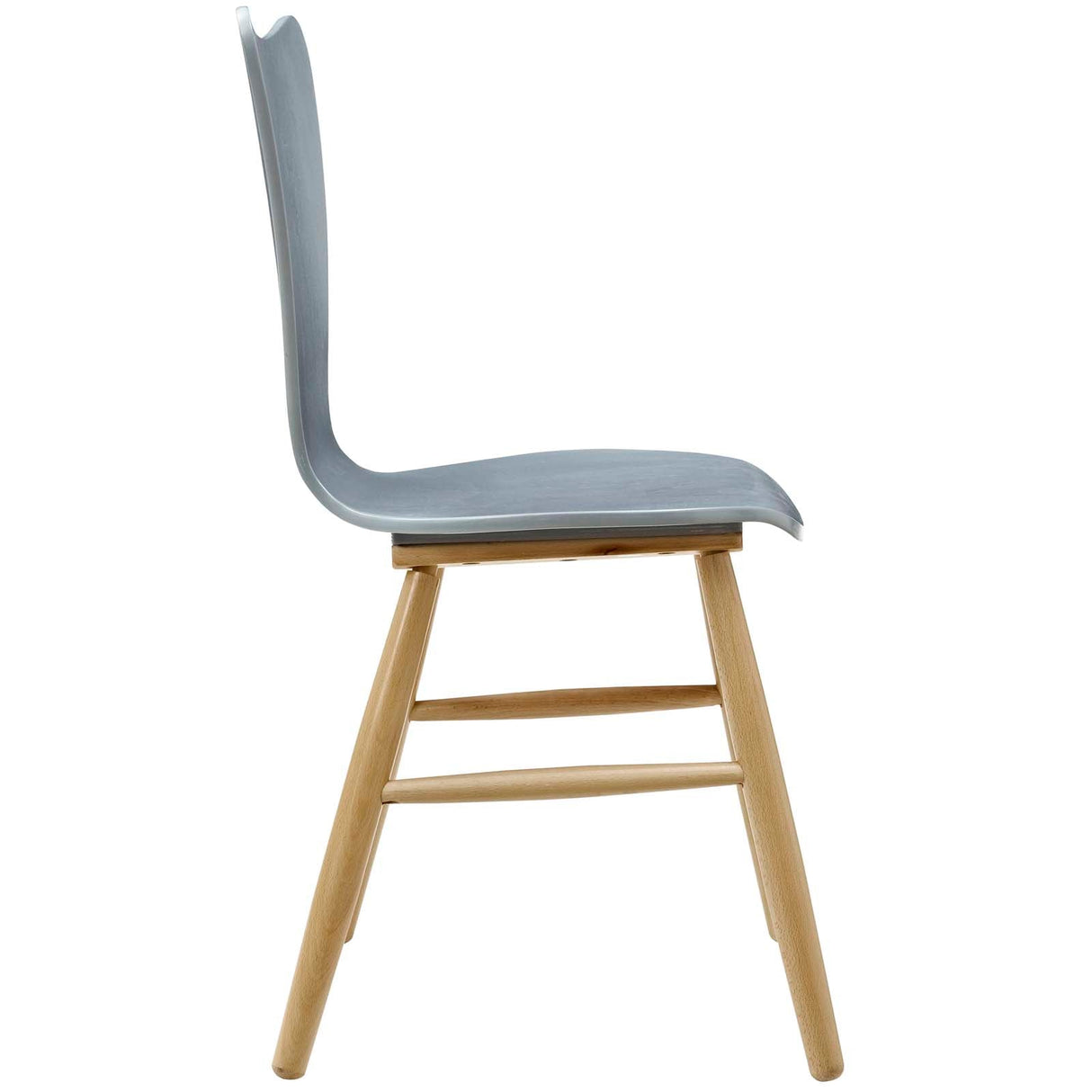 Cascade Dining Chair Set of 4 - Mid-Century Modern Bentwood & Minimalist Seating