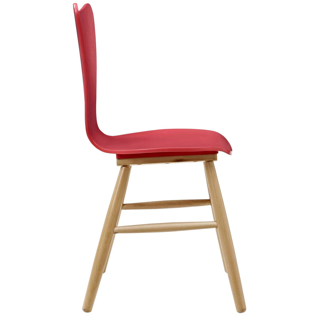 Cascade Dining Chair Set of 4 - Mid-Century Modern Bentwood & Minimalist Seating