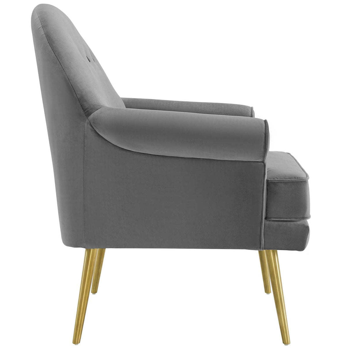 Revive Tufted Button Accent Performance Velvet Armchair - Mid-Century Modern & Stain-Resistant