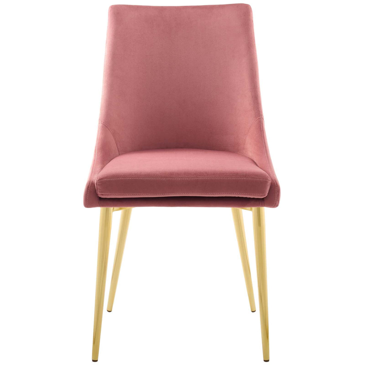 Viscount Modern Accent Performance Velvet Dining Chair - Vintage Glam & Stain-Resistant