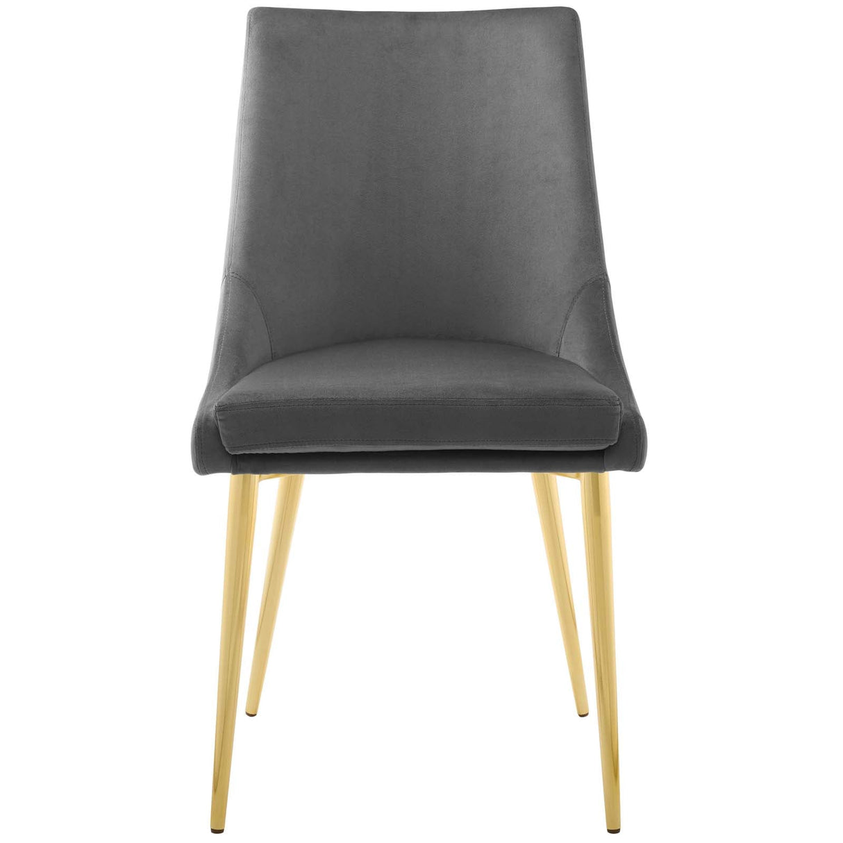 Viscount Modern Accent Performance Velvet Dining Chair - Vintage Glam & Stain-Resistant