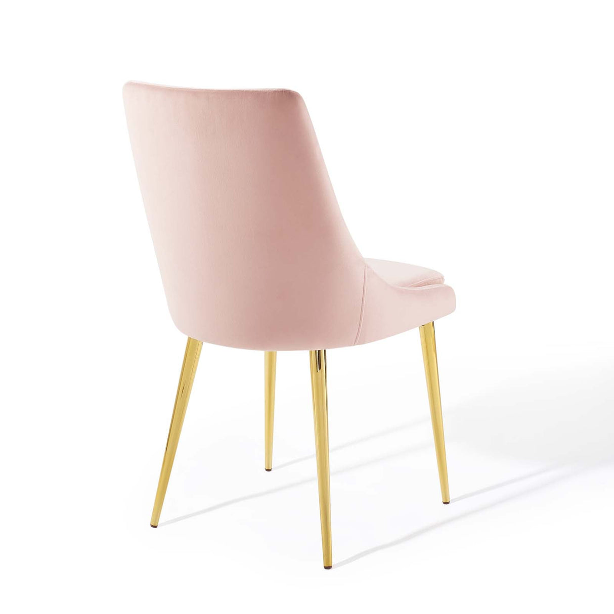 Viscount Modern Accent Performance Velvet Dining Chair - Vintage Glam & Stain-Resistant