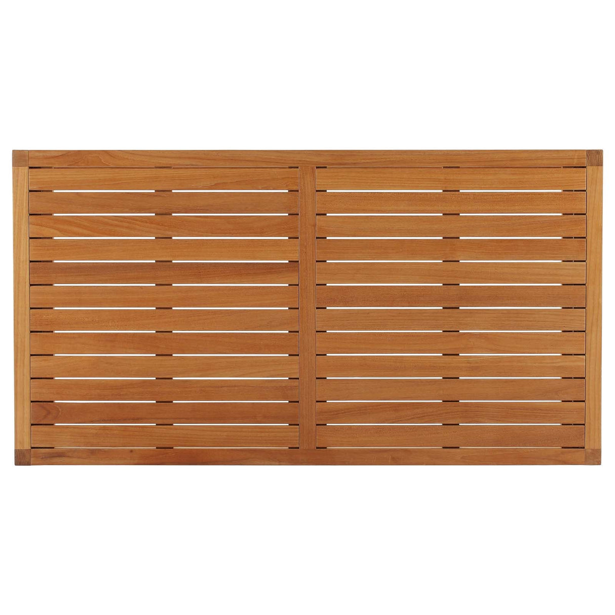 Newbury Outdoor Patio Premium Grade A Teak Wood Coffee Table - Coastal Modern & Weather-Resistant