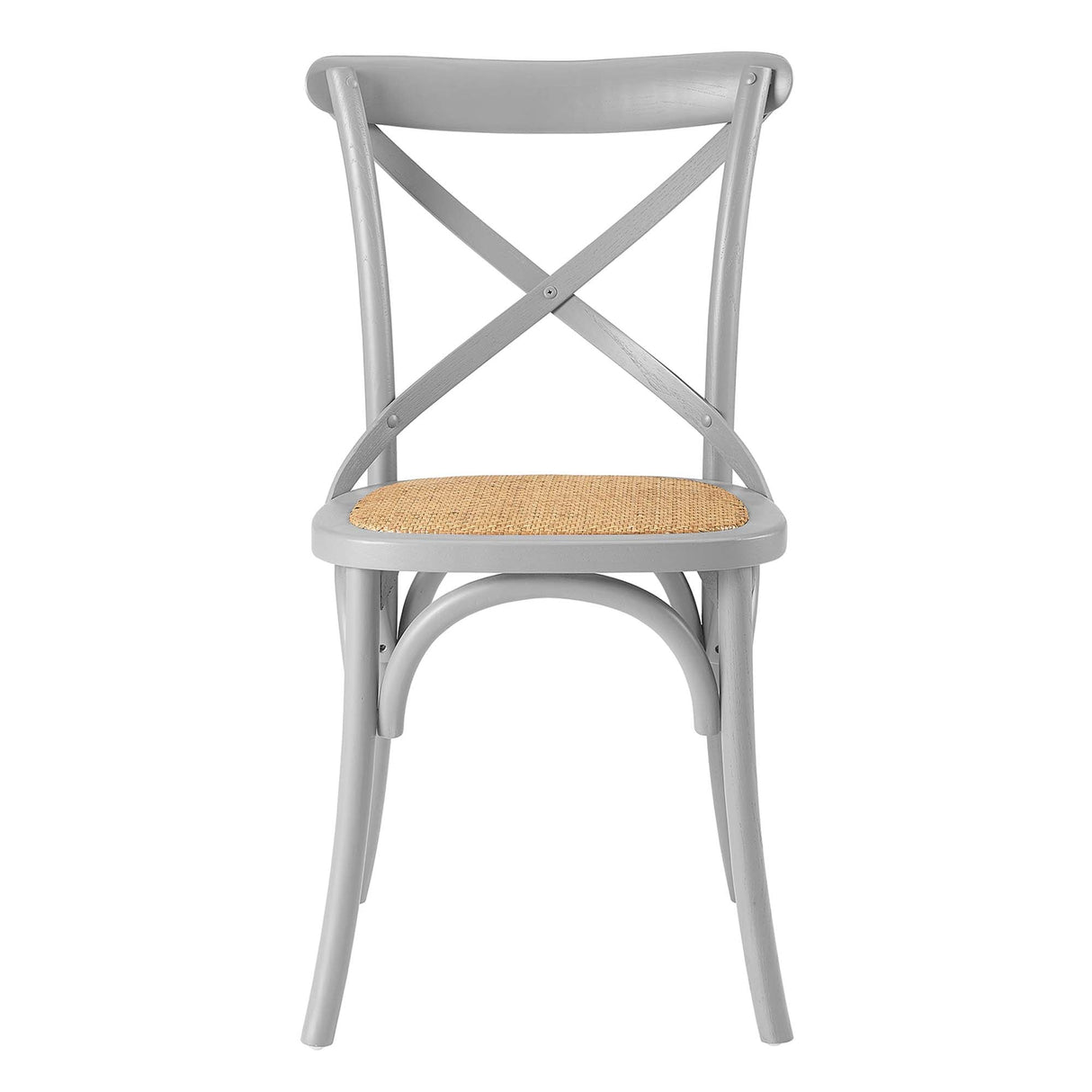 Gear Spindle Back Wood Dining Side Chair Set of 2 - Rustic Modern & Tapered Legs