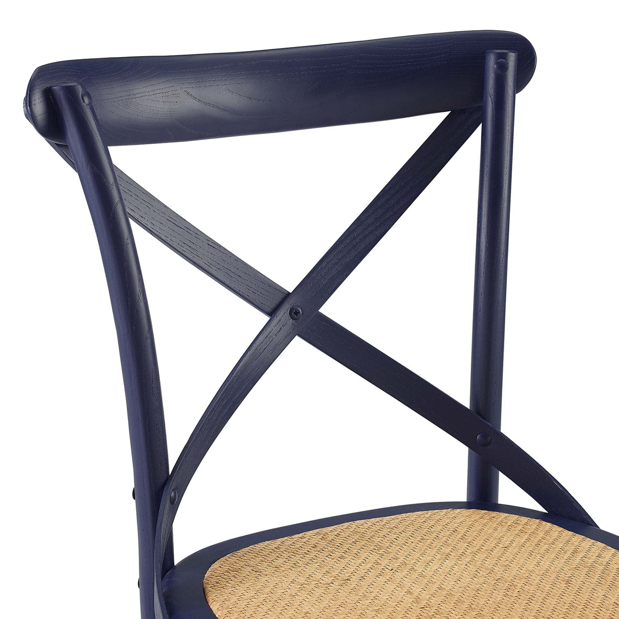 Gear Spindle Back Wood Dining Side Chair Set of 2 - Rustic Modern & Tapered Legs