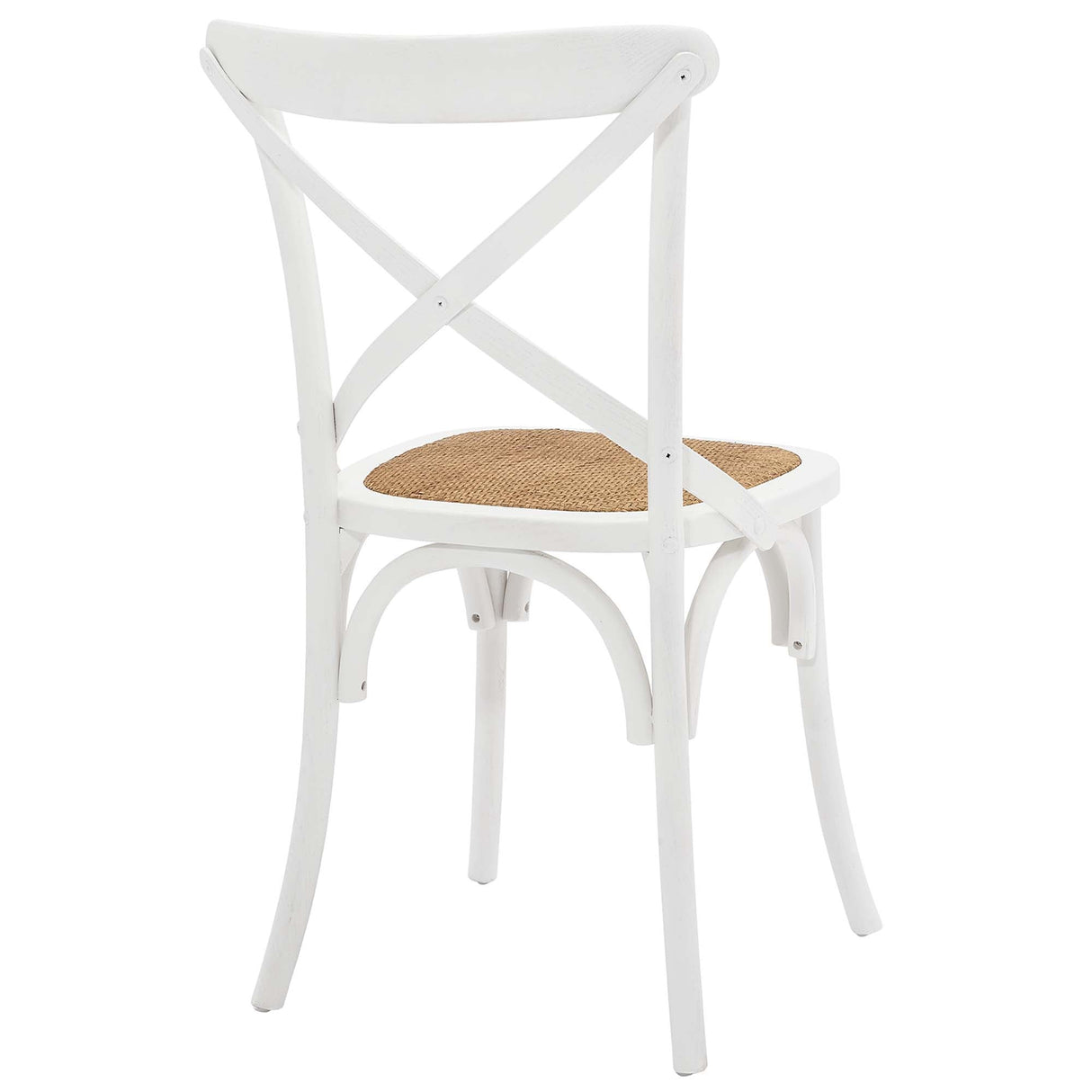 Gear Spindle Back Wood Dining Side Chair Set of 2 - Rustic Modern & Tapered Legs