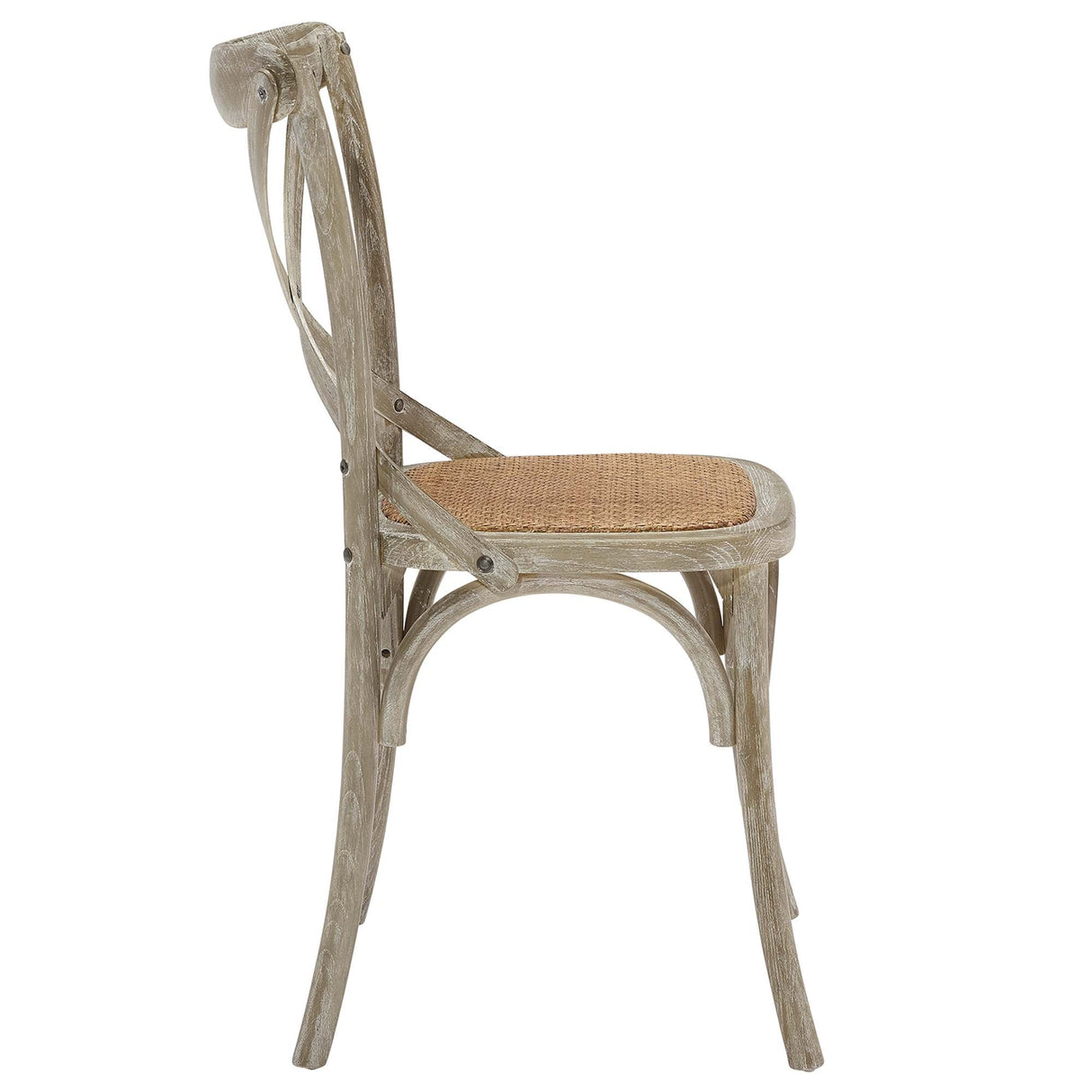 Gear Dining Side Chair Set of 4 - Rustic Modern & Fully Assembled