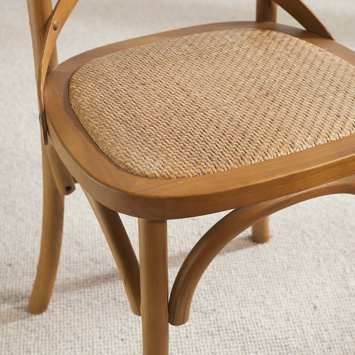 Gear Dining Side Chair Set of 4 - Rustic Modern & Fully Assembled