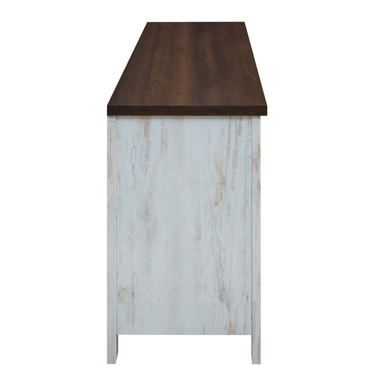 Bennington 71" Rustic Sliding Door TV Stand - Modern Farmhouse & Adjustable Storage