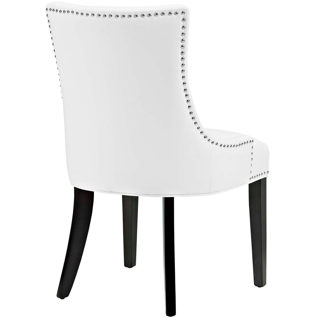 Marquis Dining Chair Faux Leather Set of 4 - French Vintage & Button-Tufted Kitchen Seating