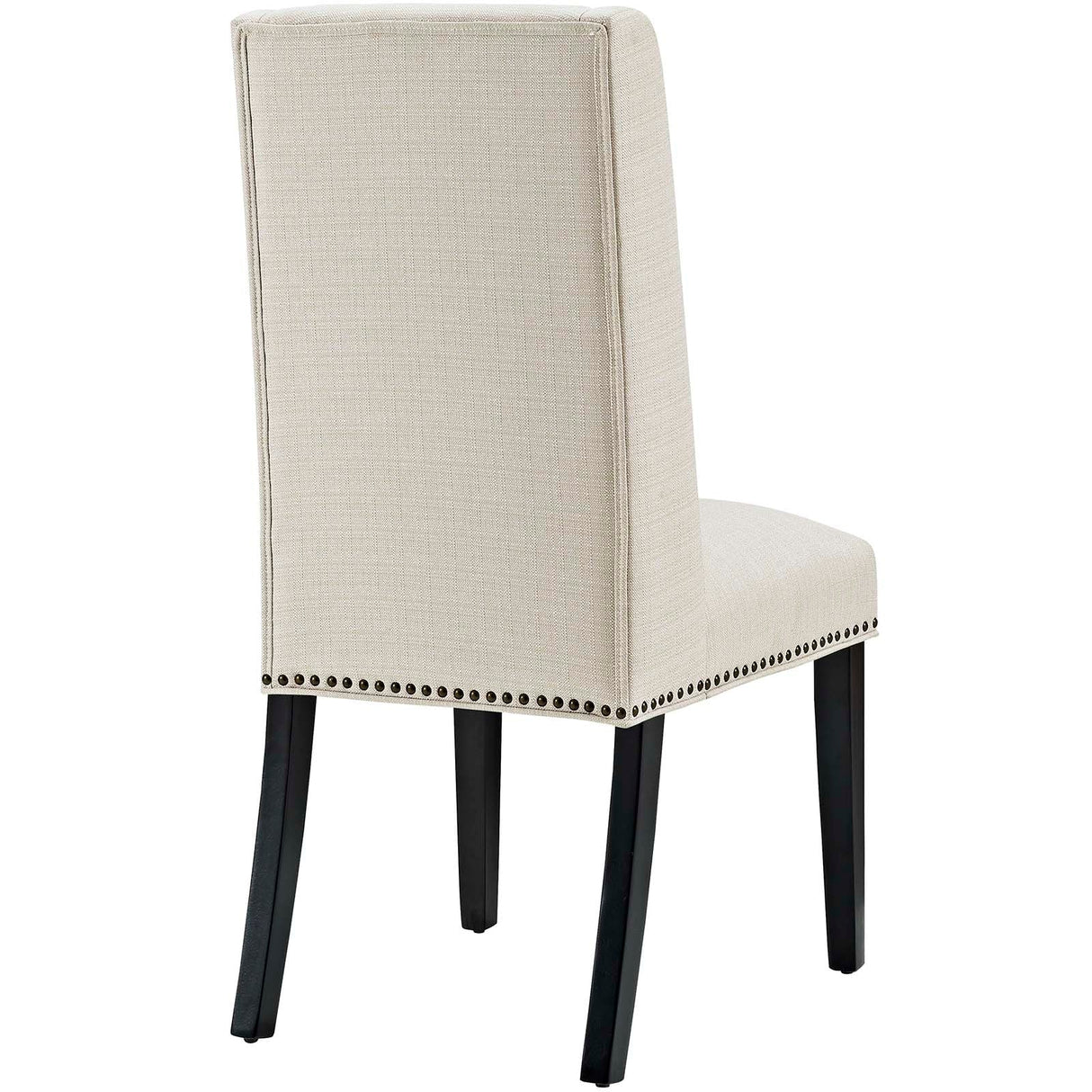 Baron Dining Chair Fabric Set of 4 - Elegant Heritage Style & Nailhead Trim