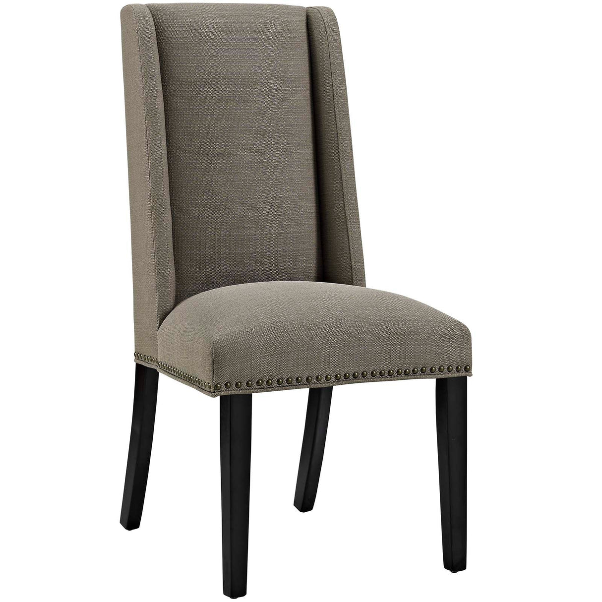 Baron Dining Chair Fabric Set of 4 - Elegant Heritage Style & Nailhead Trim