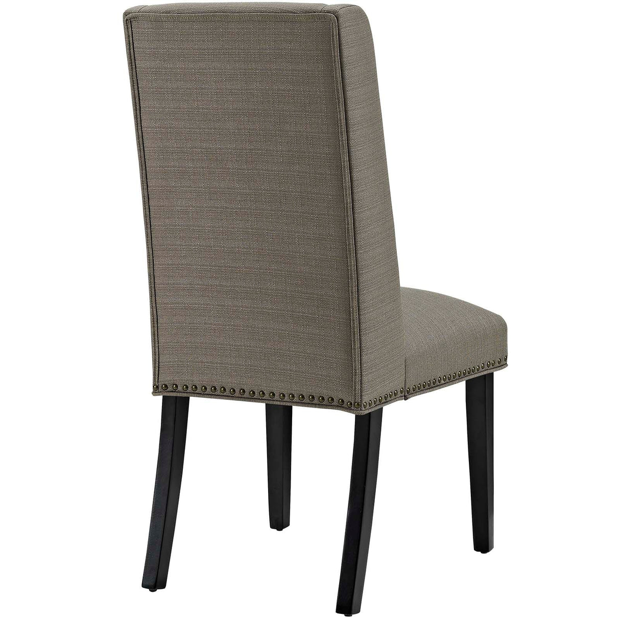 Baron Dining Chair Fabric Set of 4 - Elegant Heritage Style & Nailhead Trim