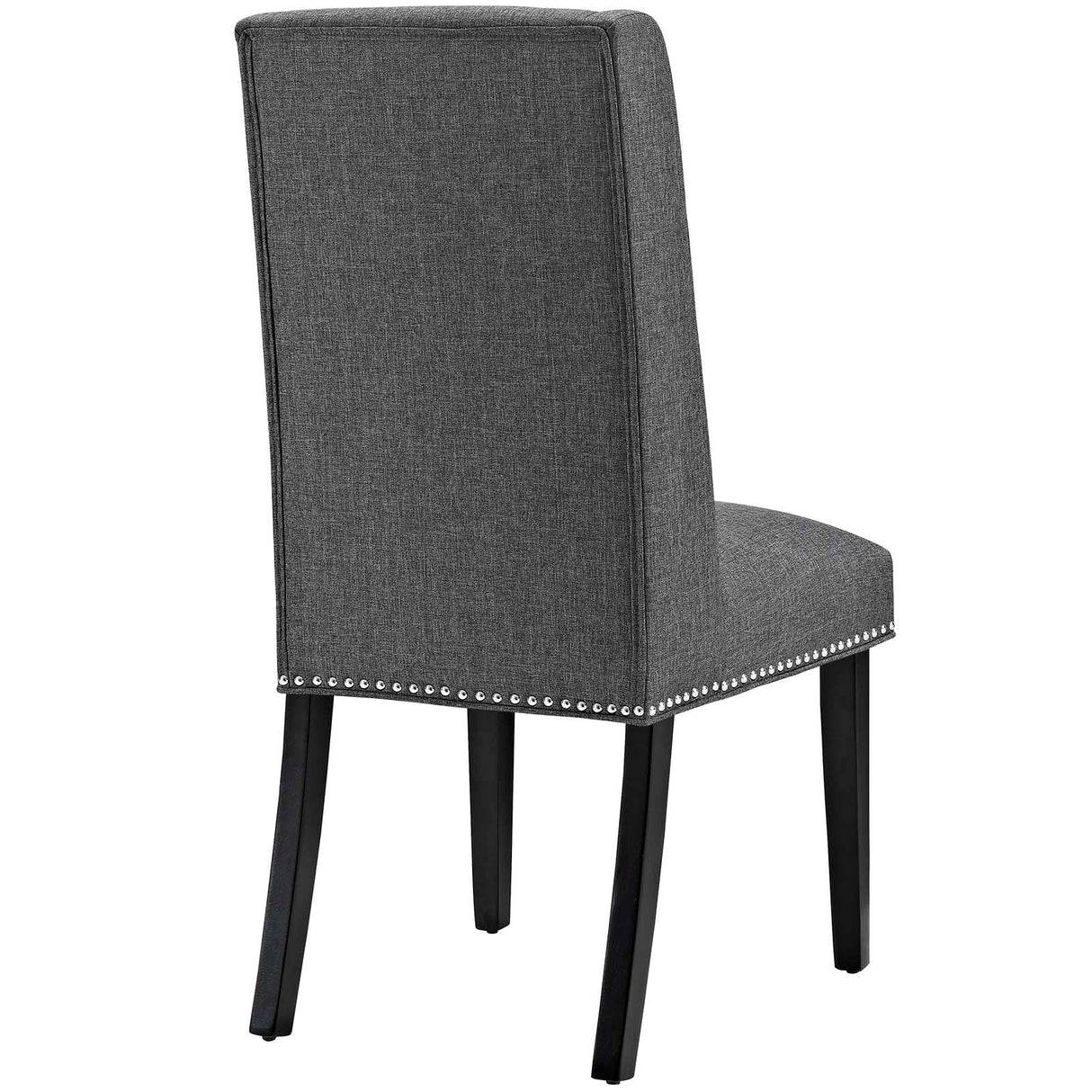 Baron Dining Chair Fabric Set of 4 - Elegant Heritage Style & Nailhead Trim