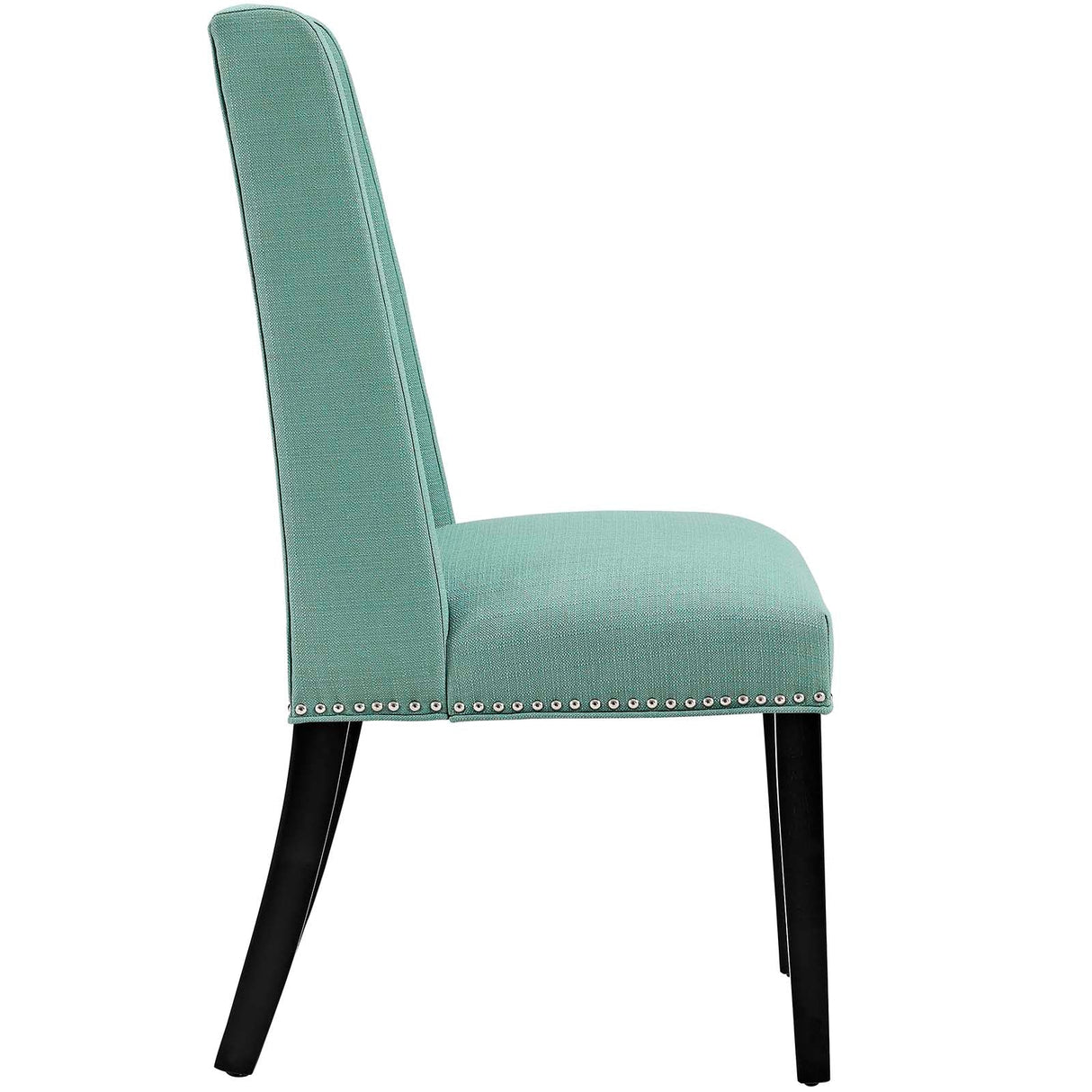 Baron Dining Chair Fabric Set of 4 - Elegant Heritage Style & Nailhead Trim