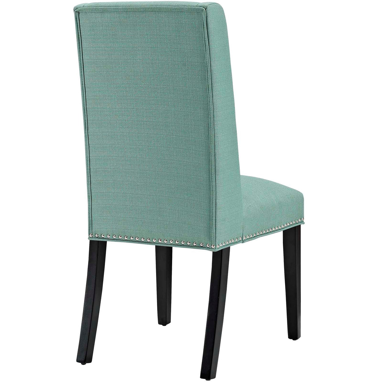 Baron Dining Chair Fabric Set of 4 - Elegant Heritage Style & Nailhead Trim