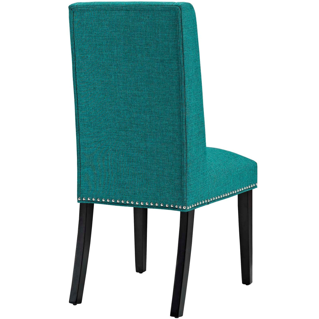Baron Dining Chair Fabric Set of 4 - Elegant Heritage Style & Nailhead Trim