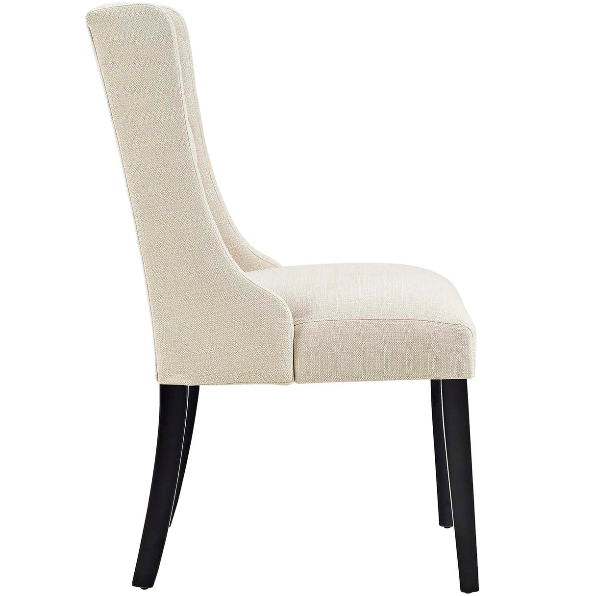 Baronet Upholstered Fabric Dining Chair Set of 4 - French Vintage & Button-Tufted Elegance