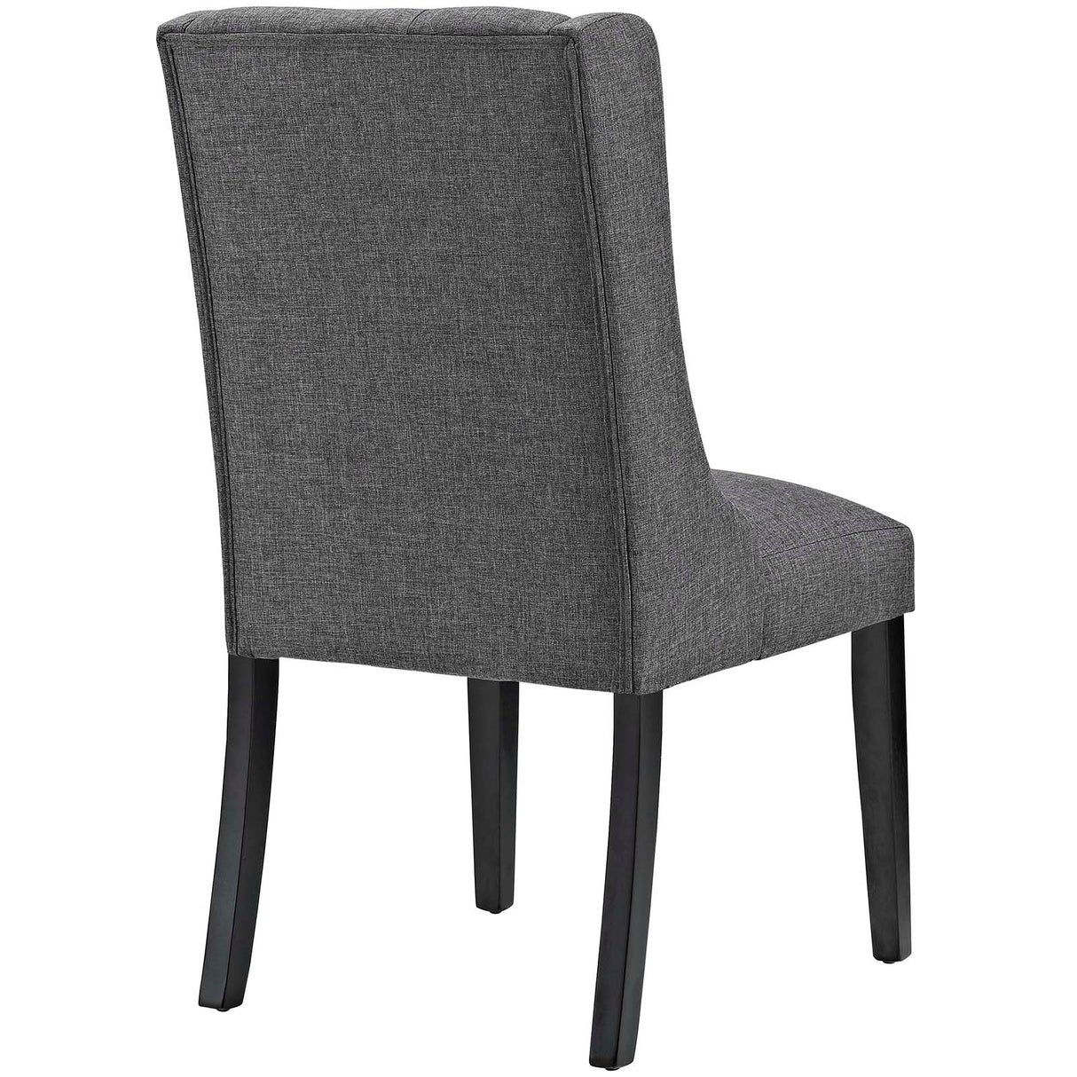 Baronet Upholstered Fabric Dining Chair Set of 4 - French Vintage & Button-Tufted Elegance