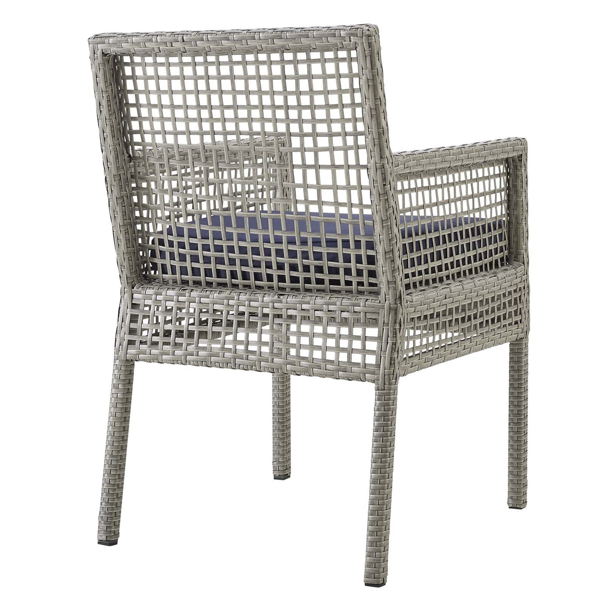 Aura 7 Piece Outdoor Patio Wicker Rattan Set - Modern Coastal & Weather-Resistant