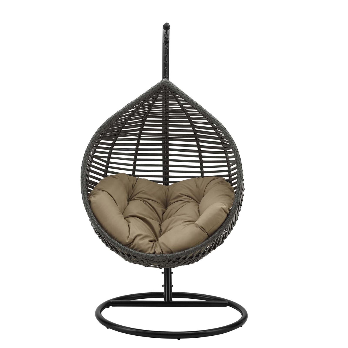 Garner Teardrop Outdoor Patio Swing Chair - Modern Boho & Weather-Resistant